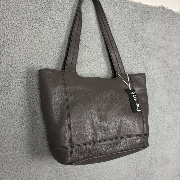 The Sak De Young Tote Slate Shoulder Bag Handbag Office Career - Picture 3 of 16